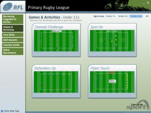 Coaching software for primary aged children